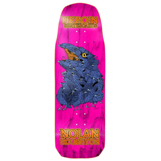 Heroin Skateboards Nolan Crow Skateboard Deck Multi 10”