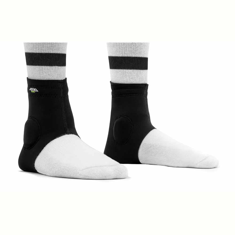 REKD Energy Slim Footies Black Ankle Guards