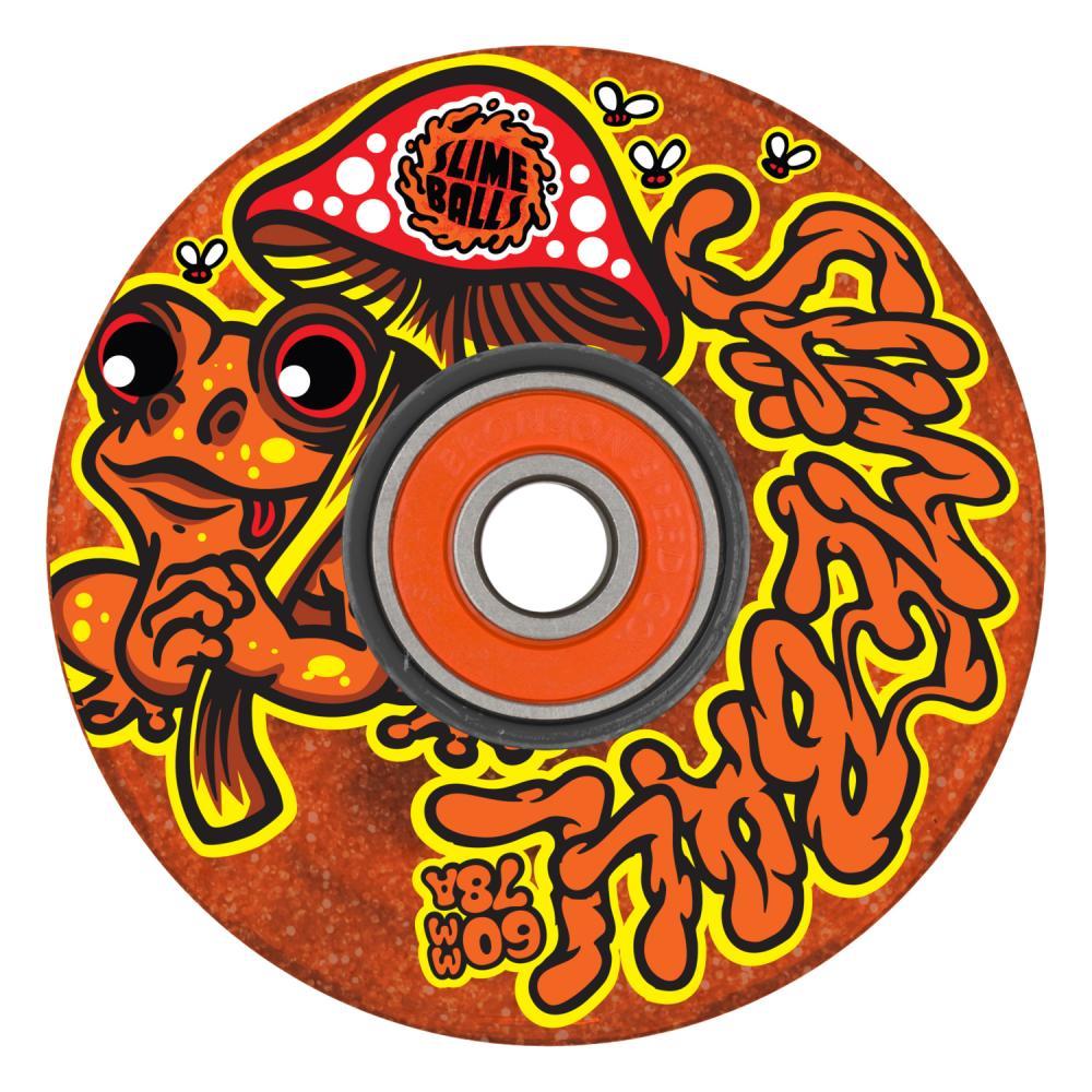 SlimeBalls Wheels Frog Trips Light Ups OG 78a Red 60mm