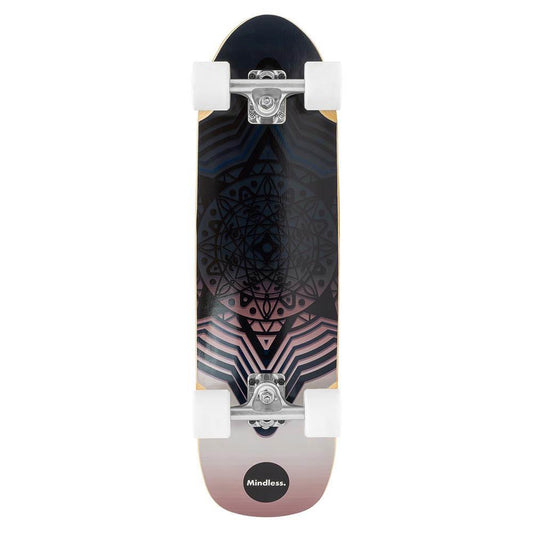 Mindless Drifter Complete Cruiser Skateboard Black 28 x 8''