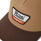 Brixton Linwood C NetPlus Snapback Cap Sand Pincone Brown