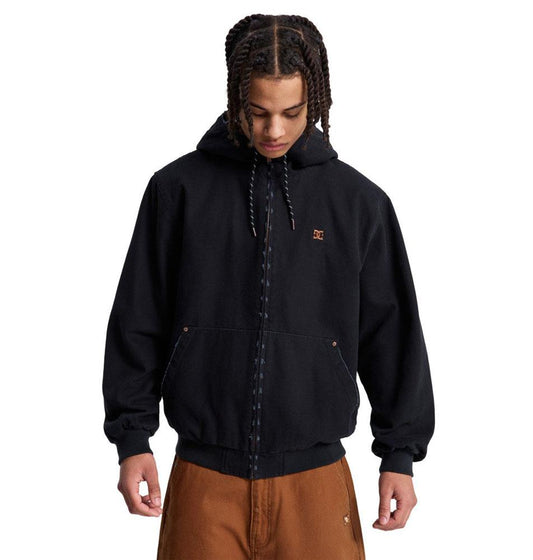 DC Shoe Co Garage Hooded Jacket Black
