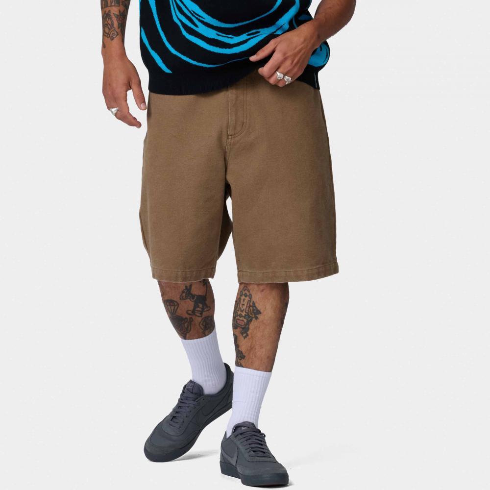 Santa Cruz Big Shorts Taupe Canvas Brown