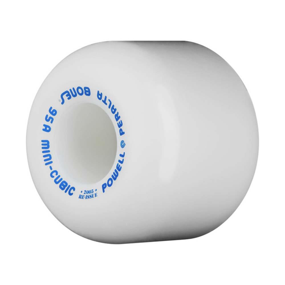 Powell Peralta Mini-Cubic Skateboard Wheels White 95a 64mm