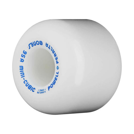 Powell Peralta Mini-Cubic Skateboard Wheels White 95a 64mm