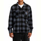 RVCA Yukon High Pile Shirt Garage Blue Pile