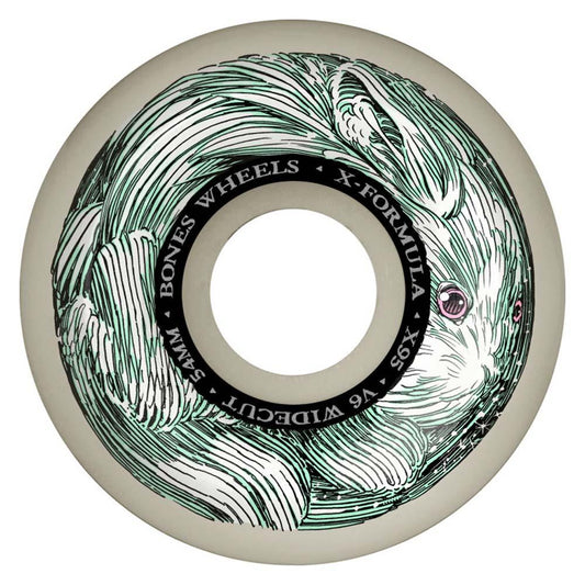 BONES X-Formula Money Bunny V6 Widecut Skateboard Wheels 54mm 95A