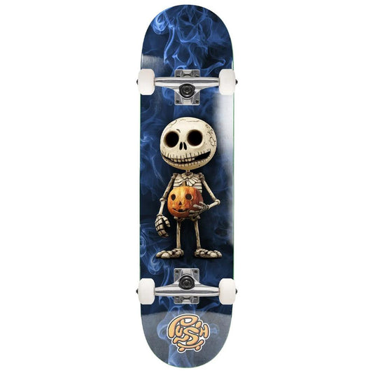 Push Smokey FP Soft Top Factory Complete Skateboard Blue 7.25"