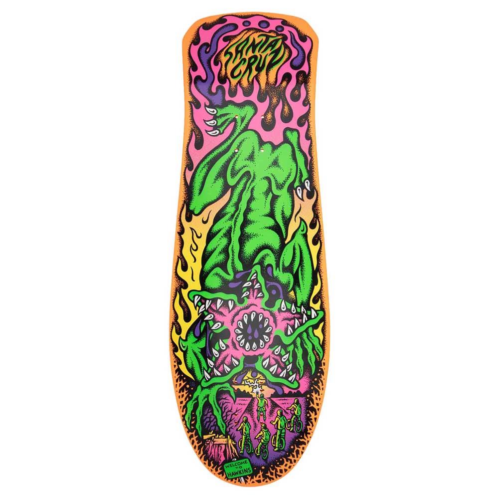 Santa Cruz X Stranger Things Demogorgon Skateboard Deck Orange 10.1"