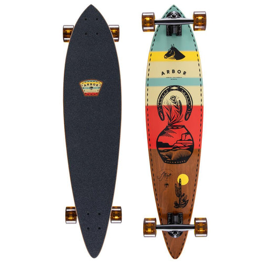 Arbor Performance Complete Cruiser Skateboard Jess Mudgett Fish Multi 37"