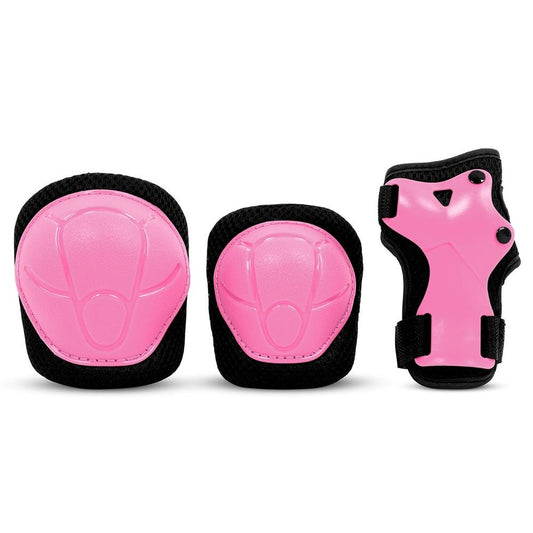 SFR Essentials Youth Triple Pad Set Elbow Knee Wrist Pink