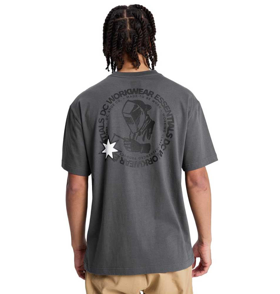 DC Tig Master Short Sleeve T-Shirt Dark Shadow