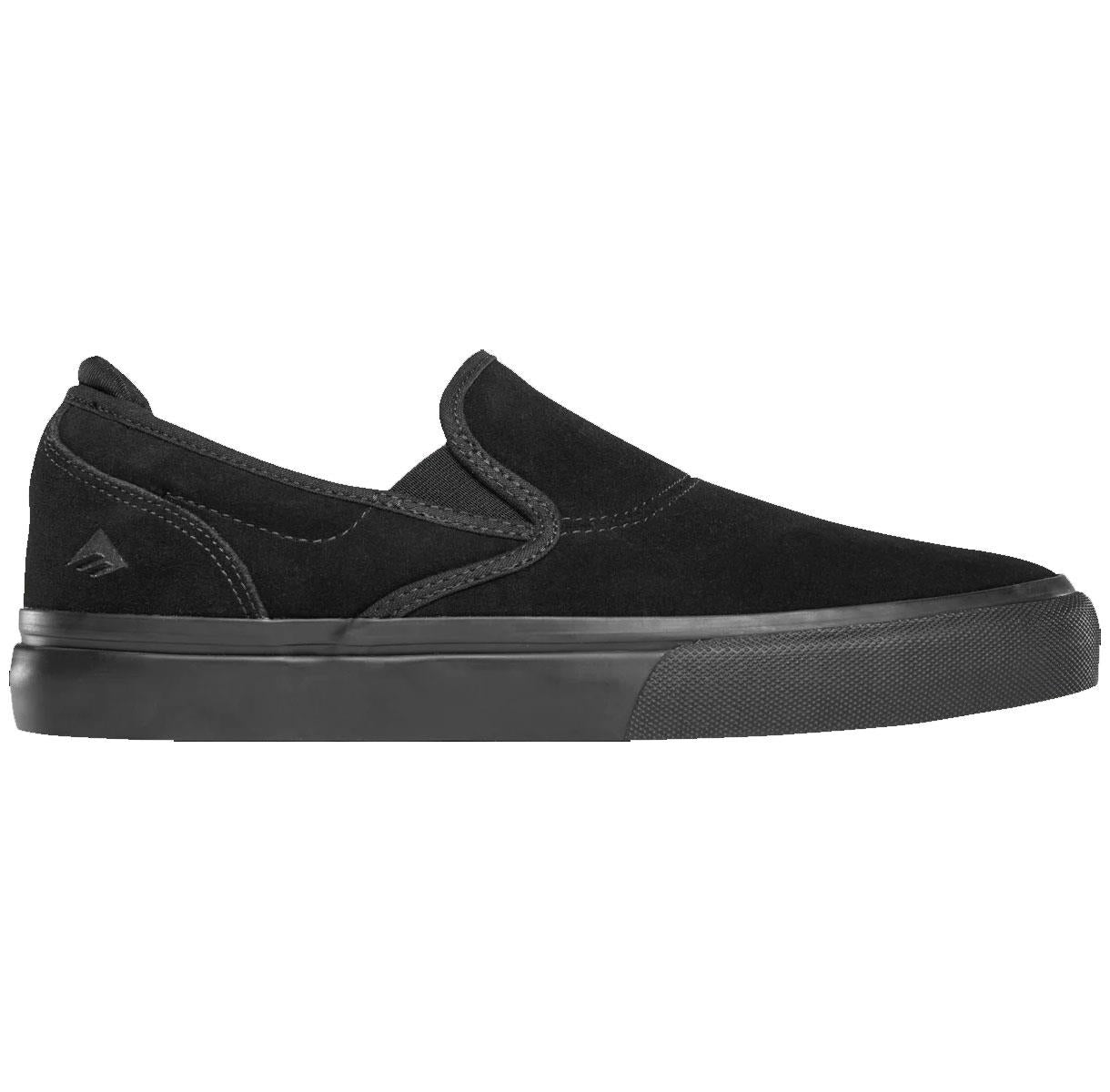 Emerica Wino G6 Slip On Skate Shoes Black