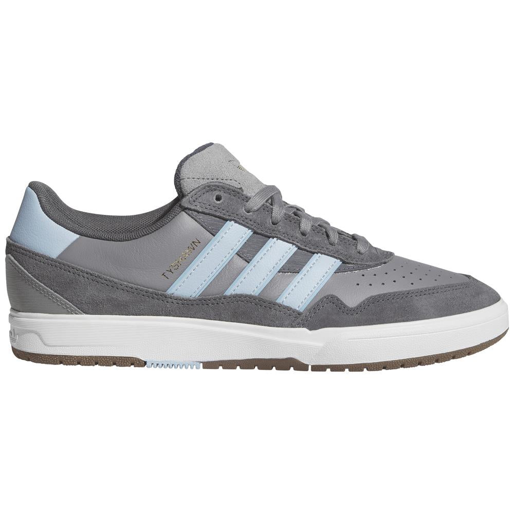 Adidas Skateboarding Tyshawn II Grey Five Clear Sky Feather White Skate Shoes
