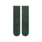 Stance Socks Icon Dyed Crew Pine Green Large
