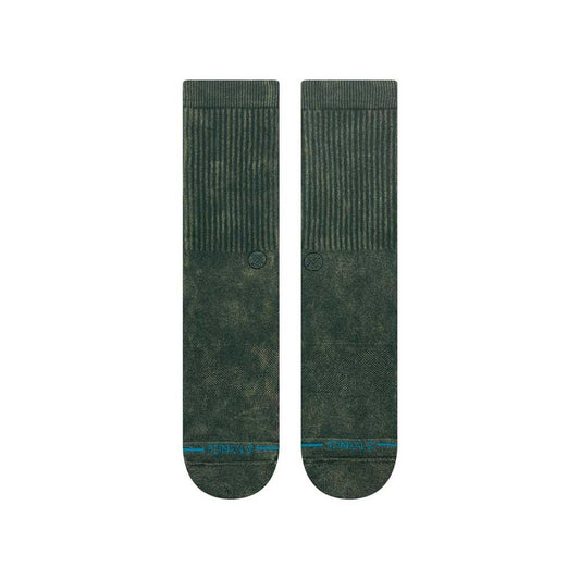 Stance Socks Icon Dyed Crew Pine Green Large