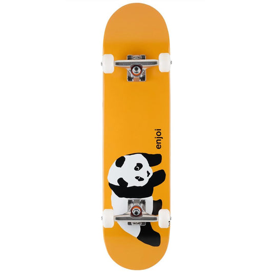 Enjoi Panda FP Factory Complete Skateboard Orange 7.75''