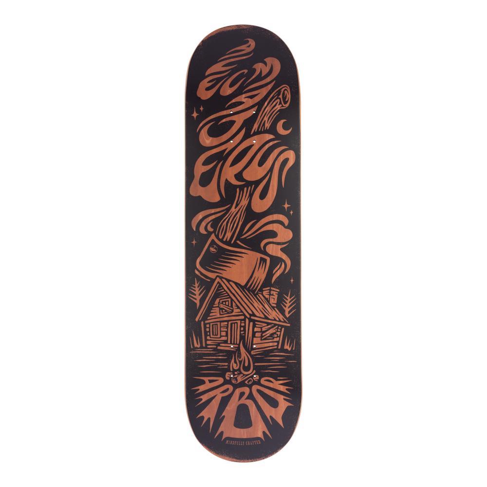 Arbor Pro Skateboard Deck Alec Home Black Brown 8.375"