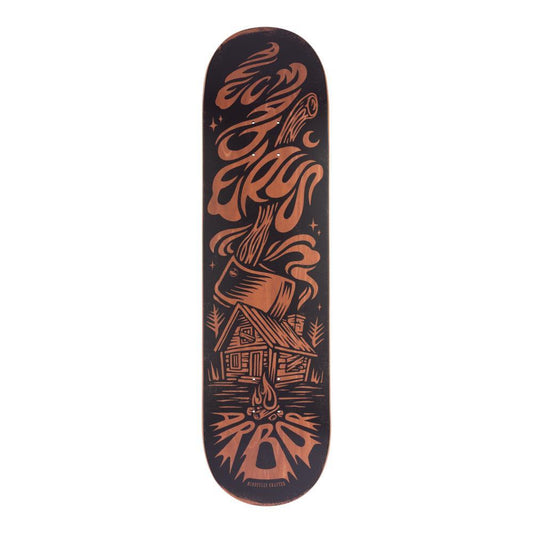 Arbor Pro Skateboard Deck Alec Home Black Brown 8.375"