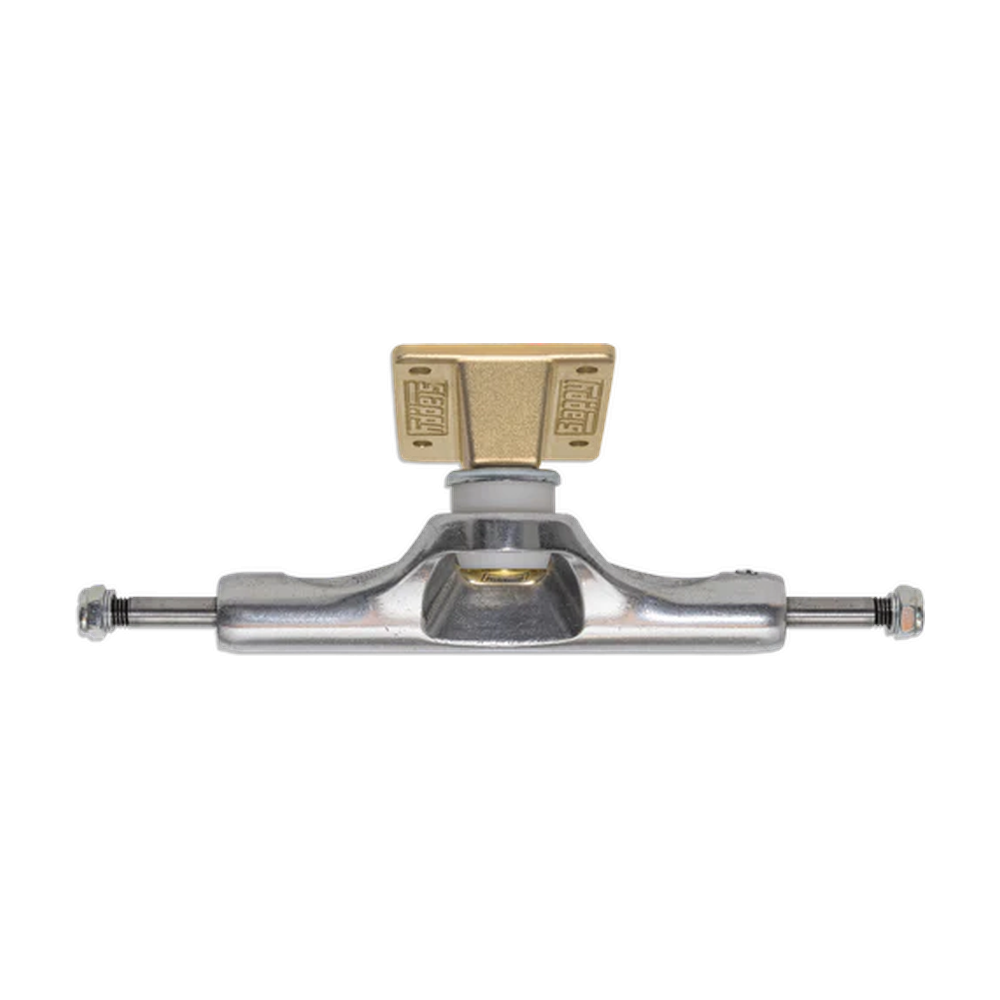 Slappy ST1 Ultra Low Inverted Hollow Lights Skateboard Trucks Polished Gold Gold 8"