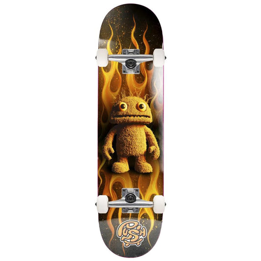 Push Mr Furry FP Soft Top Factory Complete Skateboard Orange 6.75"