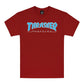 Thrasher Skateboard Magazine Outlined T-Shirt Cardinal