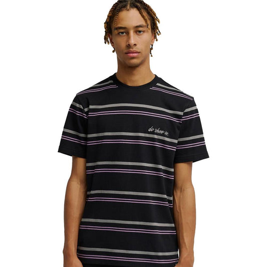 DC Shoe Co Sheriff Stripe Short Sleeve T-Shirt Black
