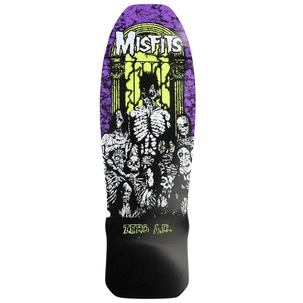 Zero Misfits Earth A.D. 10" Purple Dipped Skateboard Deck 10"