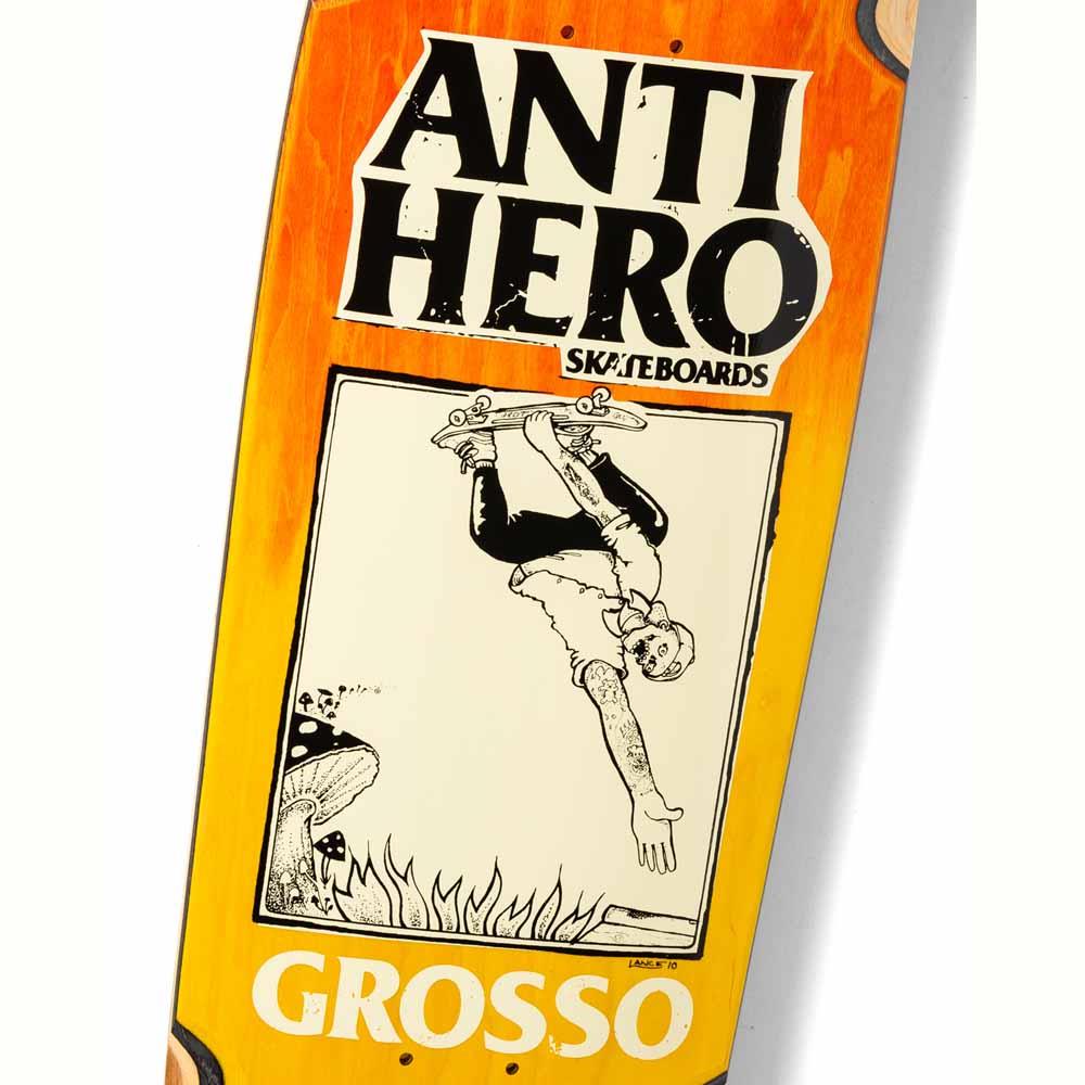 Antihero Skateboard Deck Skate Shop Day 25 Grosso Hand Plant Wheel Wells Fade Stain 9.25"