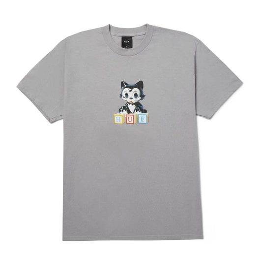 Huf Blocks T-Shirt Lilac Chalk