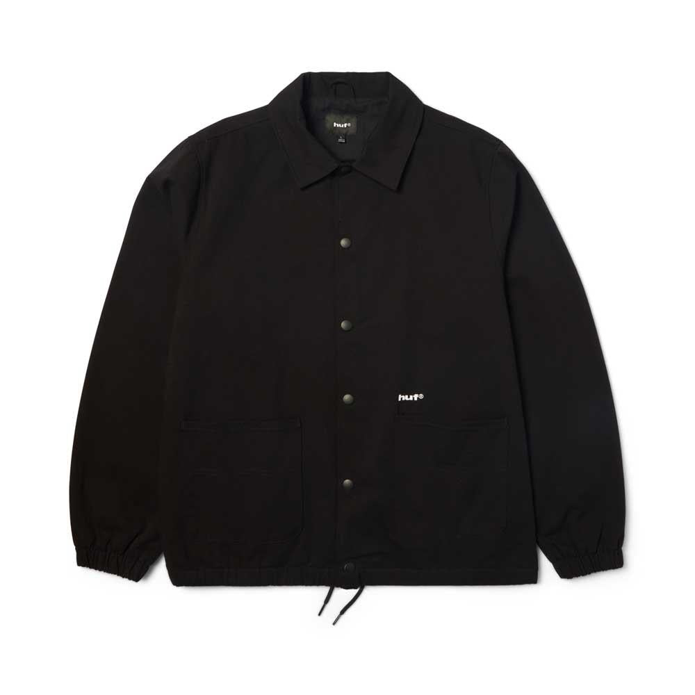 Huf 89 Twill Coaches Jacket Black White
