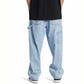 DC Shoes Worker Baggy Carpenter Pants Indigo Light