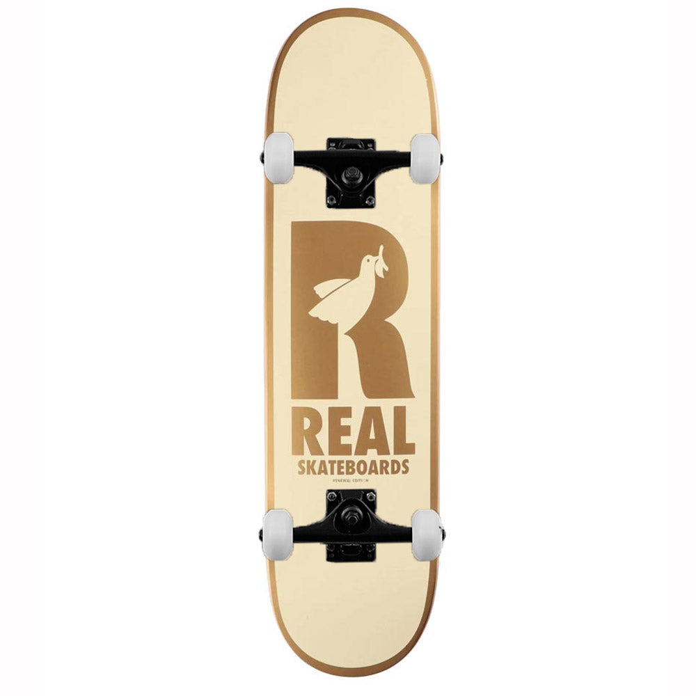 Real Renewal Doves Complete Skateboard Cream 8.38"