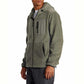 RVCA Block Hooded Zip Fleece Green Sage Leaf