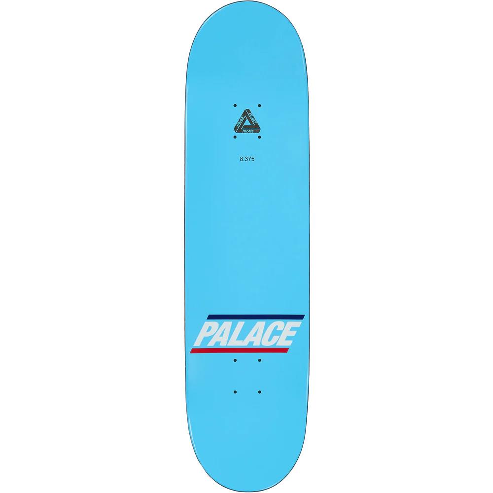 Palace Skateboards Chewy Cannon S41 Holiday 25 Pro Blue Skateboard Deck 8.375"