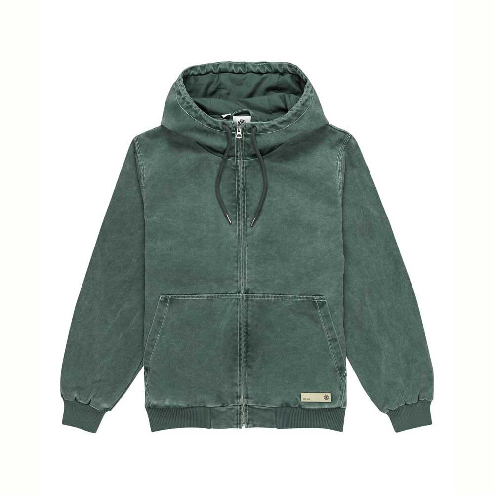 Element Dulcey Light Canvas Hooded Jacket Jungle Green