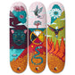 Drawing Boards The Medicine Wheel Full Set Of 3 Skateboard Decks 8.25"