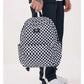 Vans Old Skool Check Backpack Black White