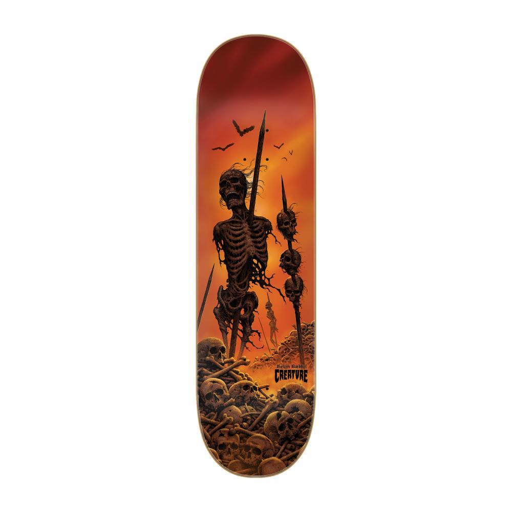 Creature Pro Baekkel Wasted Pro Orange Skateboard Deck 8.6"