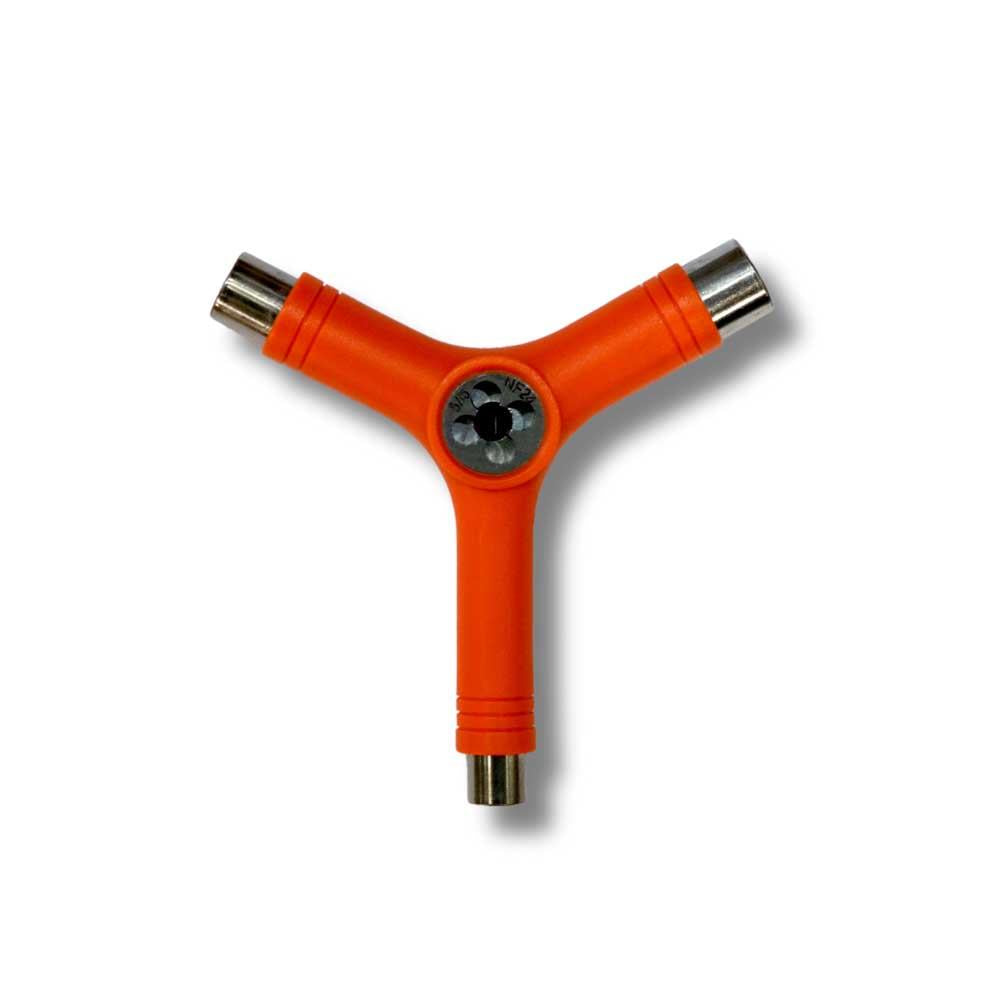G-Tool Y Skateboard Tool with Axle Rethreader Orange