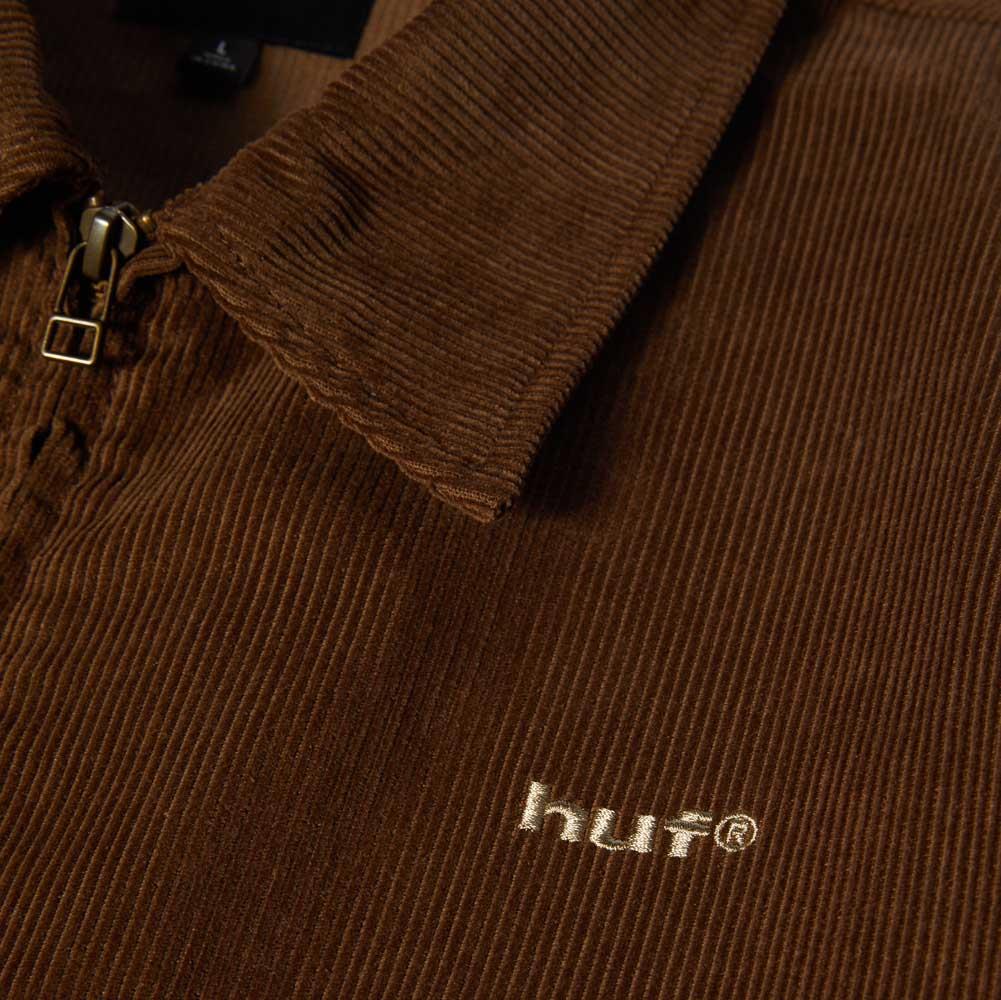 HUF 89 Corduroy Shop Jacket Chocolate
