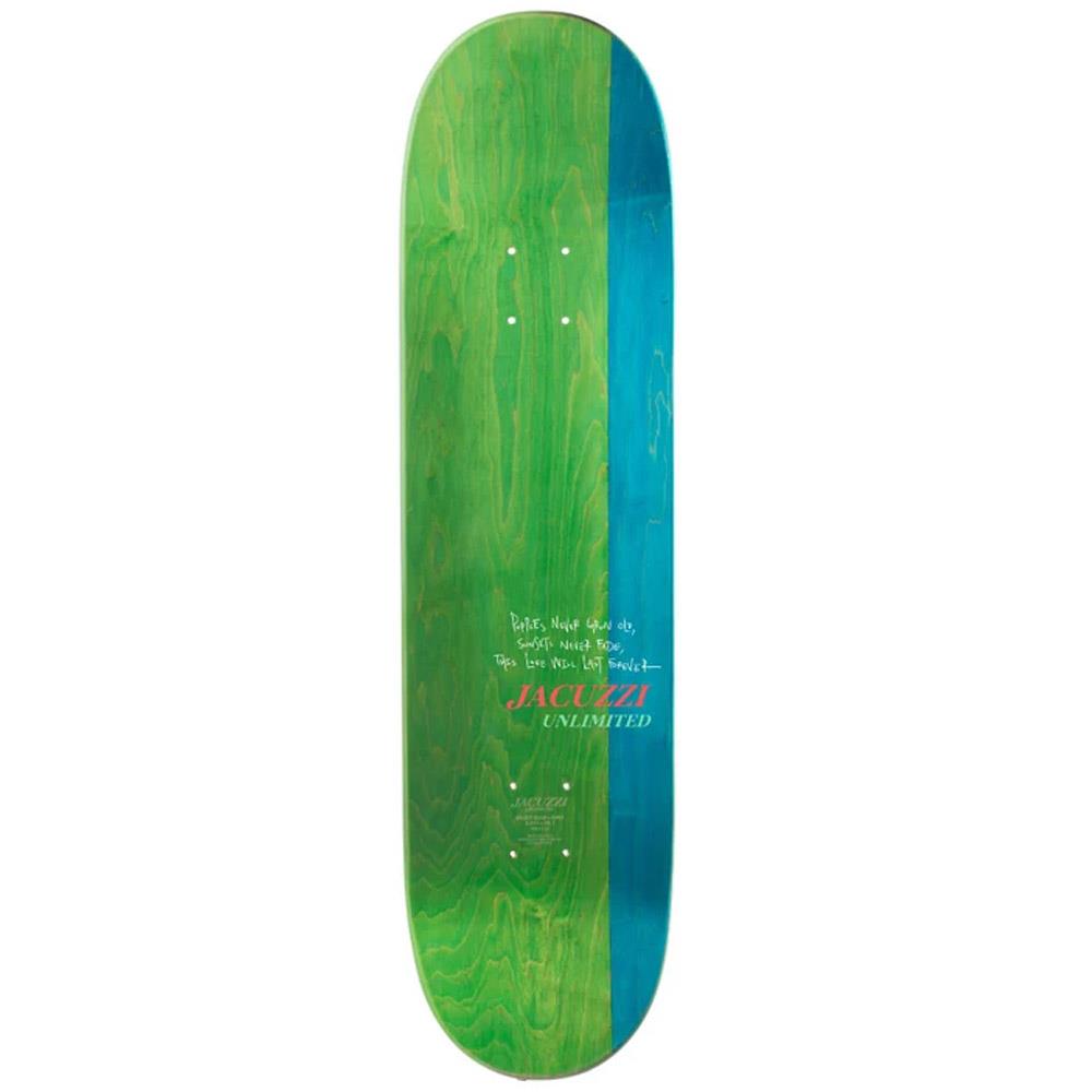 Jacuzzi Unlimited Flavor EX7 Skateboard Deck Red Purple 8.5''