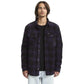 Volcom Bowered Fleece Longsleeve Shirt Jacket Dark Purple