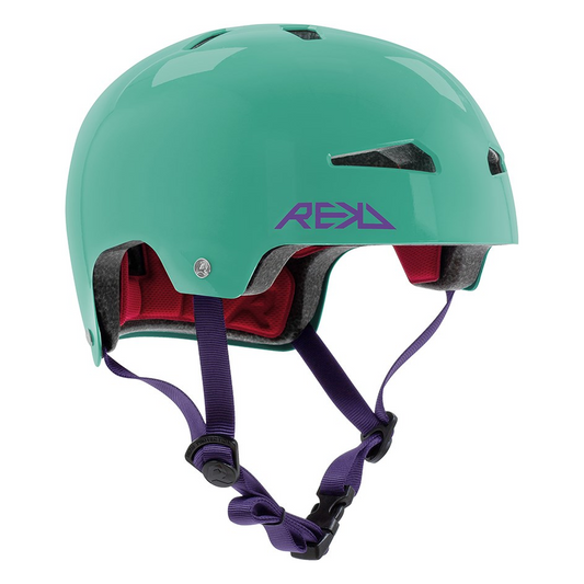 REKD Elite 2.0 Skateboard BMX Helmet Gloss Teal