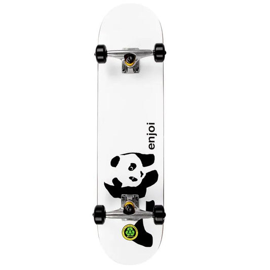 Enjoi Whitey Panda Factory Complete Skateboard White 7.25"