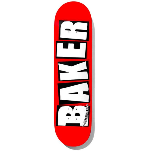 Baker Brand Logo Red White Skateboard Deck 8.5"