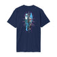 Santa Cruz Meek Pinstripe Slasher T-Shirt Midnight Blue