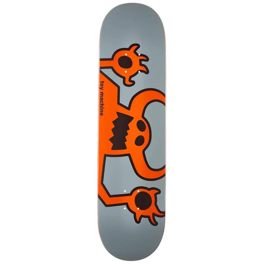 Toy Machine Original Monster Grey Orange Skateboard Deck 8.25"