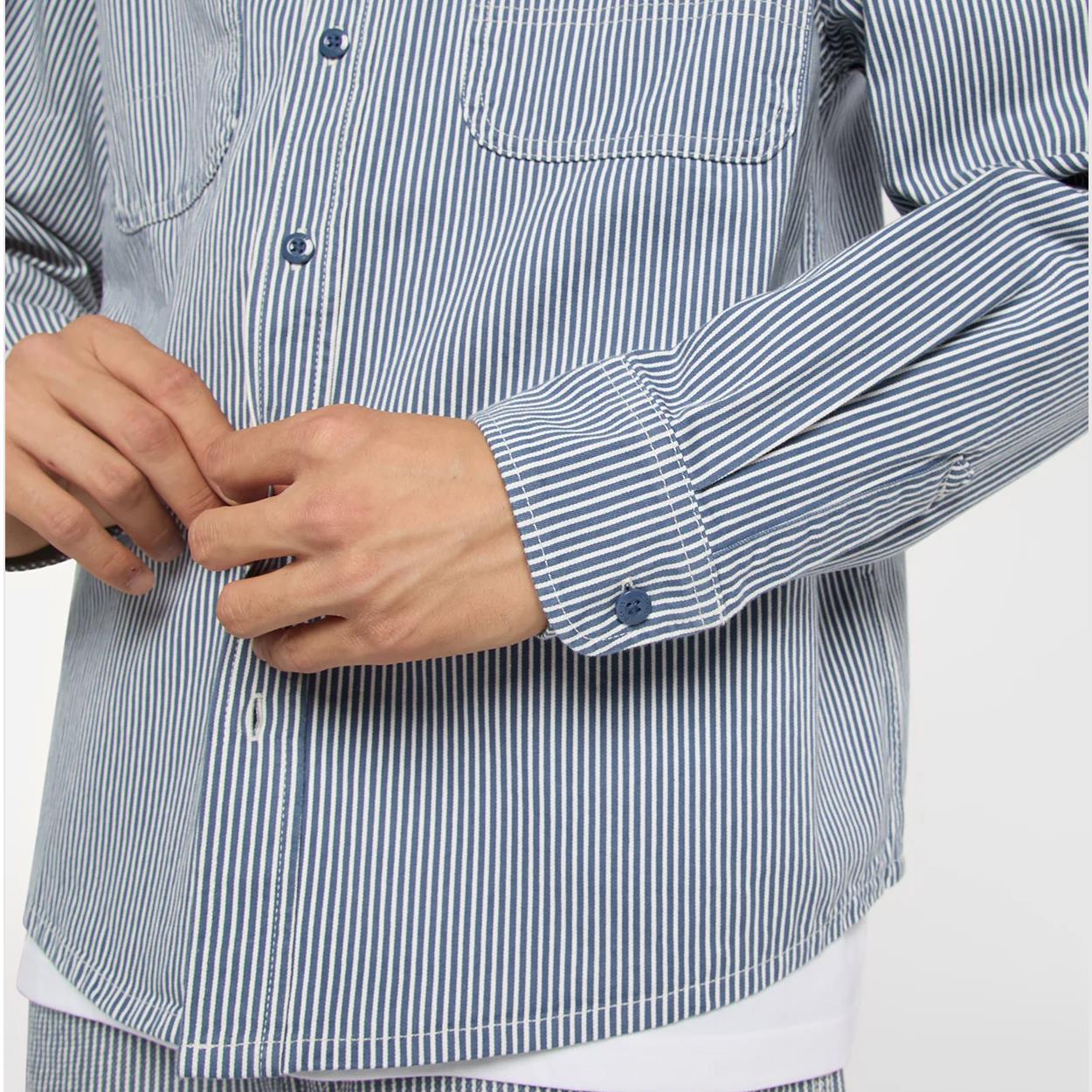 Dickies 247 Work Shirt Garment Dyed Retro Indigo