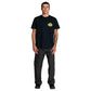 RVCA Speed Check Short Sleeve T-Shirt Black